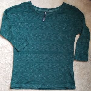 Concept club beautiful gark green top